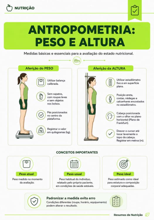 Prévia — página ilustrada dos Resumos de Nutrição